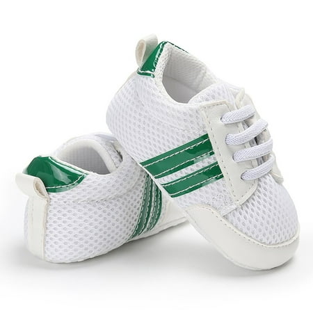 Infant Baby Boys Girls/ Canvas/ Toddler Sneakers/ Anti-Slip Soft Rubber Sole/ First Walker/ Candy/ Prewalker Newborn Crib Shoes
